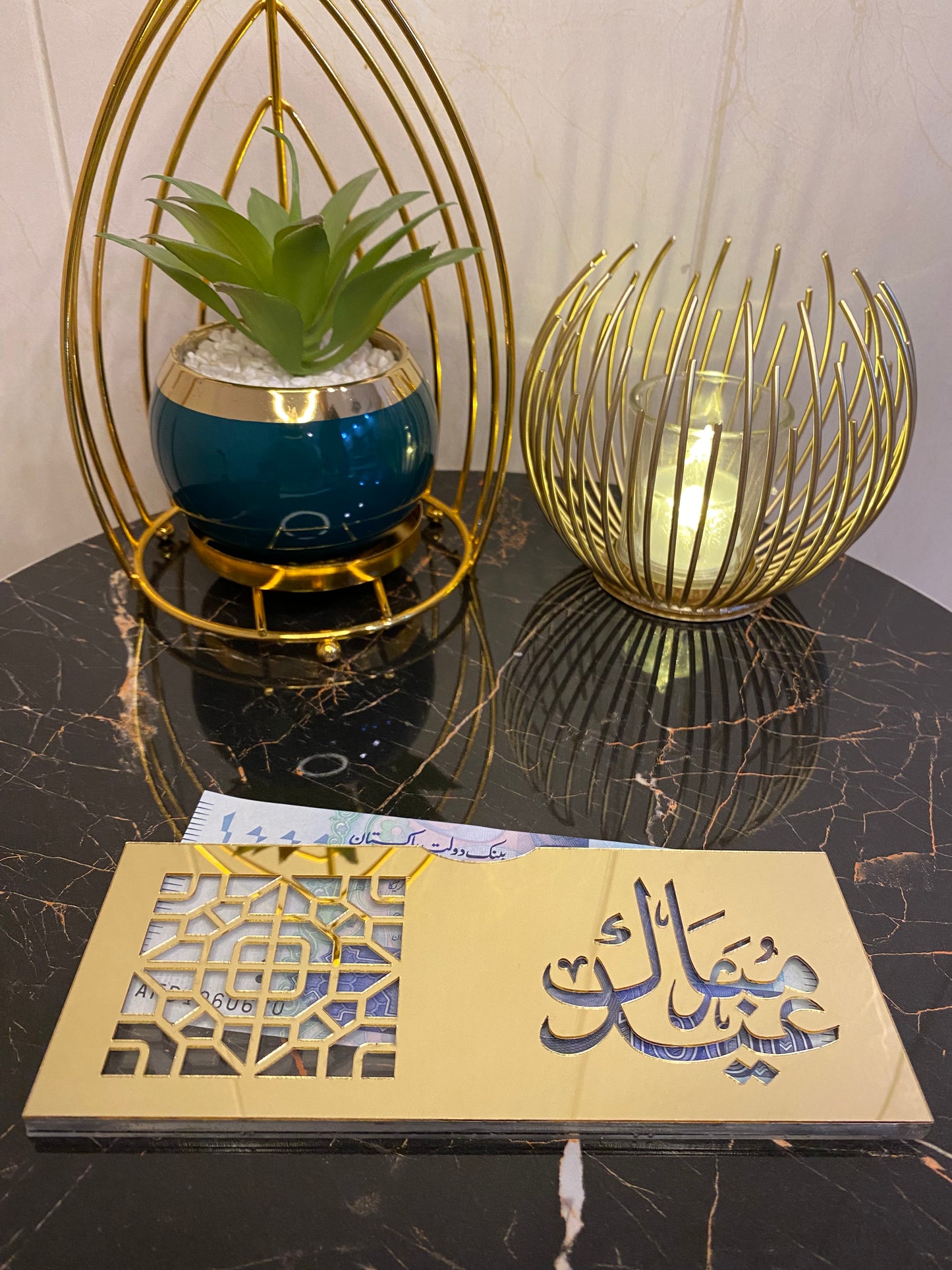 Premium Acrylic Eidi Envelopes β Elegant Eid Mubarak Gift Envelopes for Kids & Loved Ones
