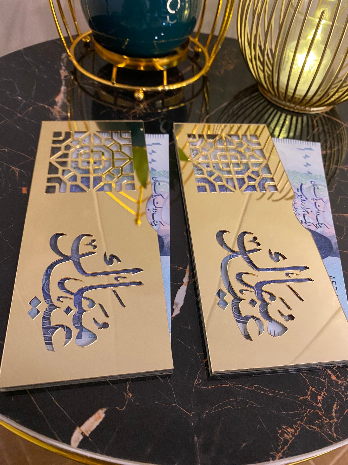 Premium Acrylic Eidi Envelopes β Elegant Eid Mubarak Gift Envelopes for Kids & Loved Ones