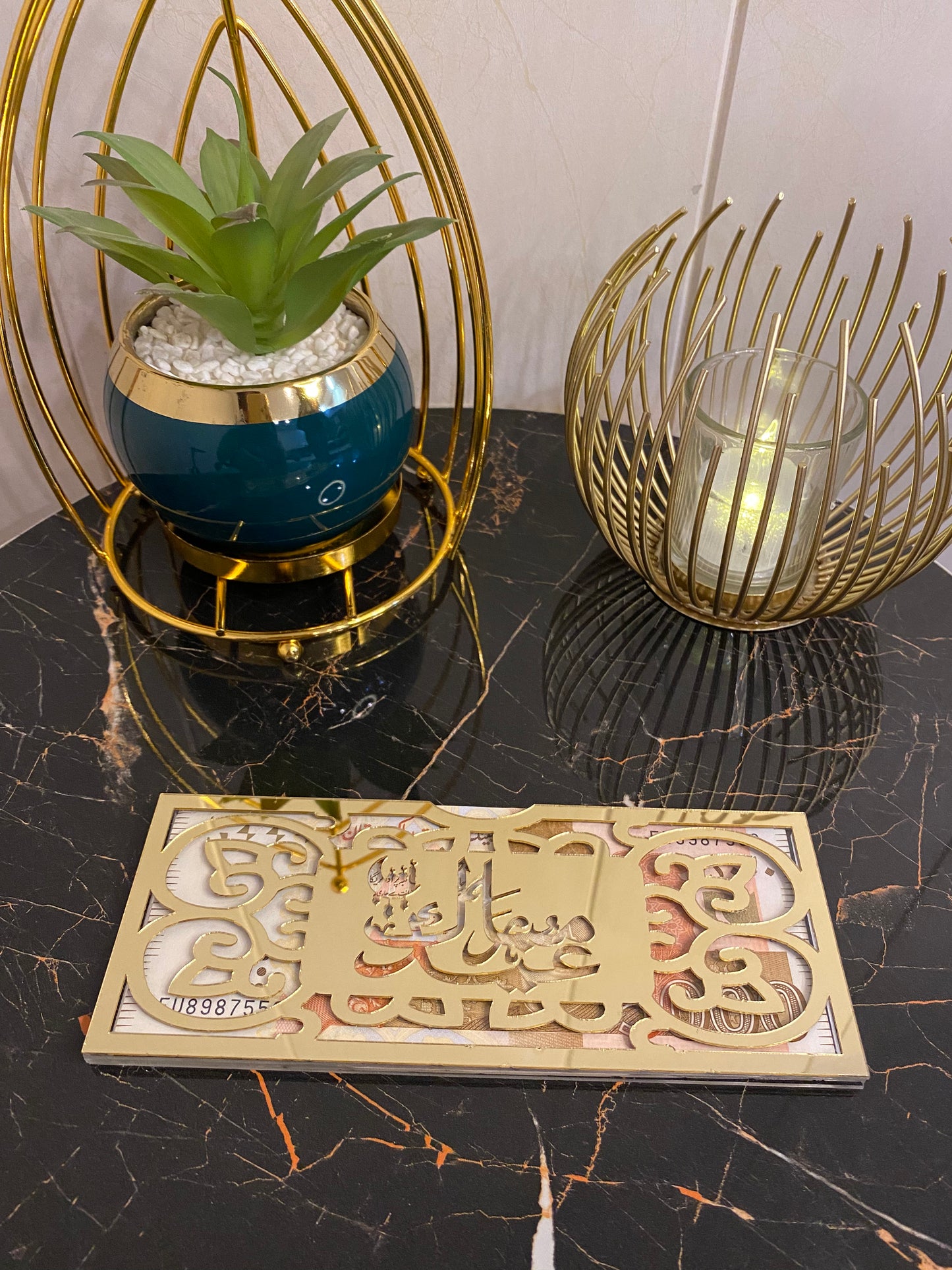 Premium Acrylic Eidi Envelopes – Elegant Eid Mubarak Gift Envelopes for Kids & Loved Ones (V3)