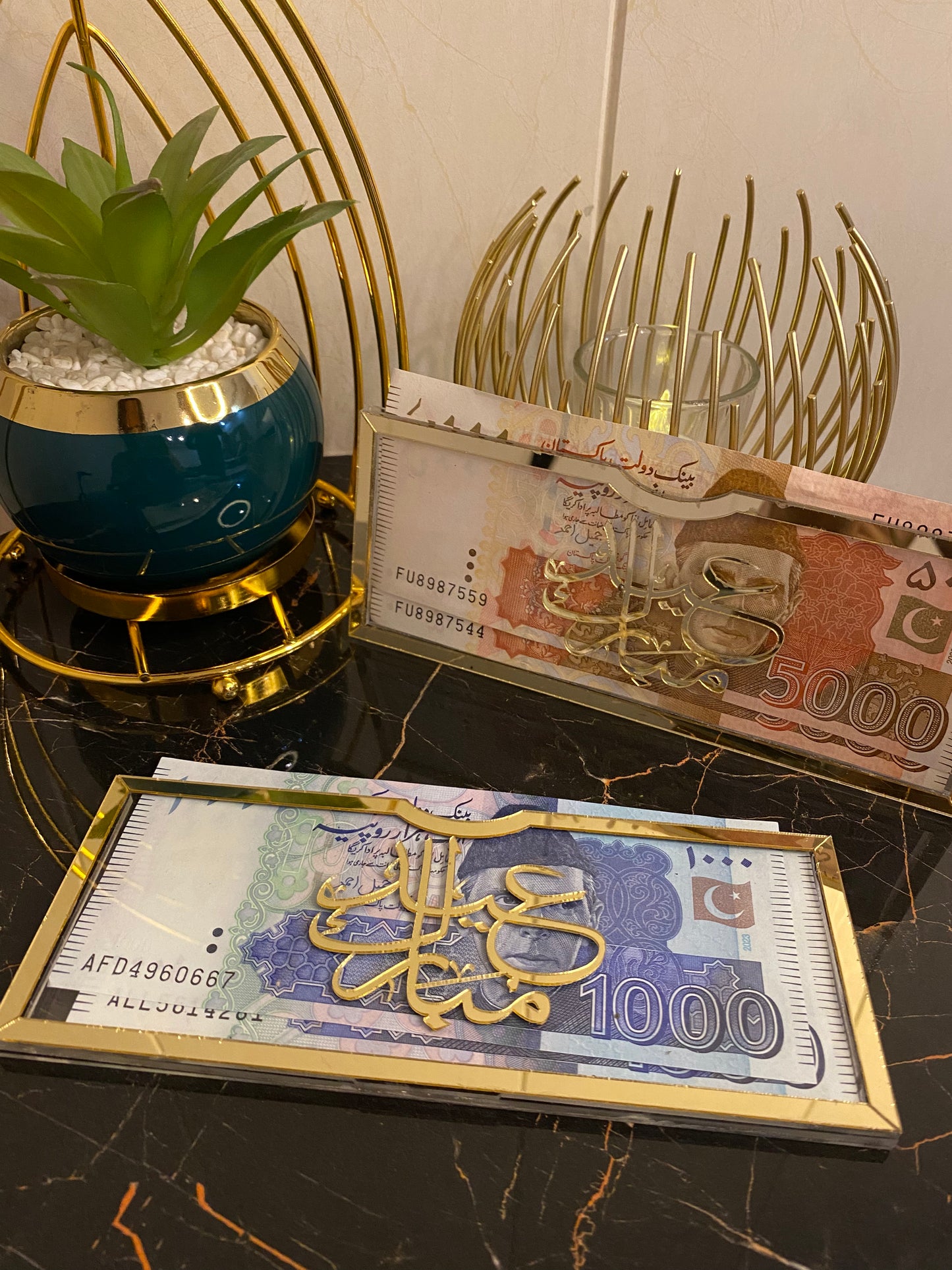 Premium Acrylic Eidi Envelopes β Elegant Eid Mubarak Gift Envelopes for Kids (V1)