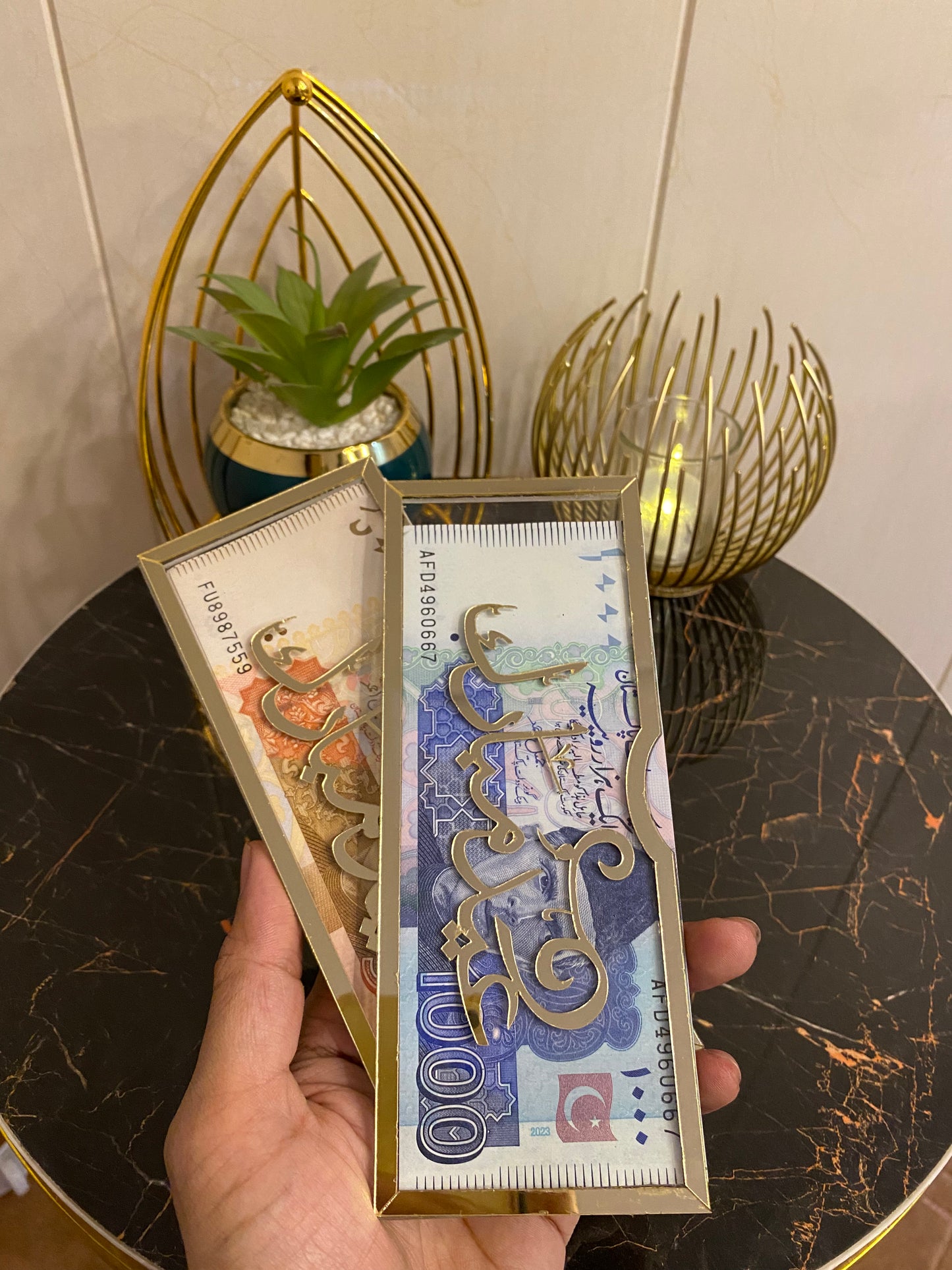 Premium Acrylic Eidi Envelopes β Elegant Eid Mubarak Gift Envelopes for Kids