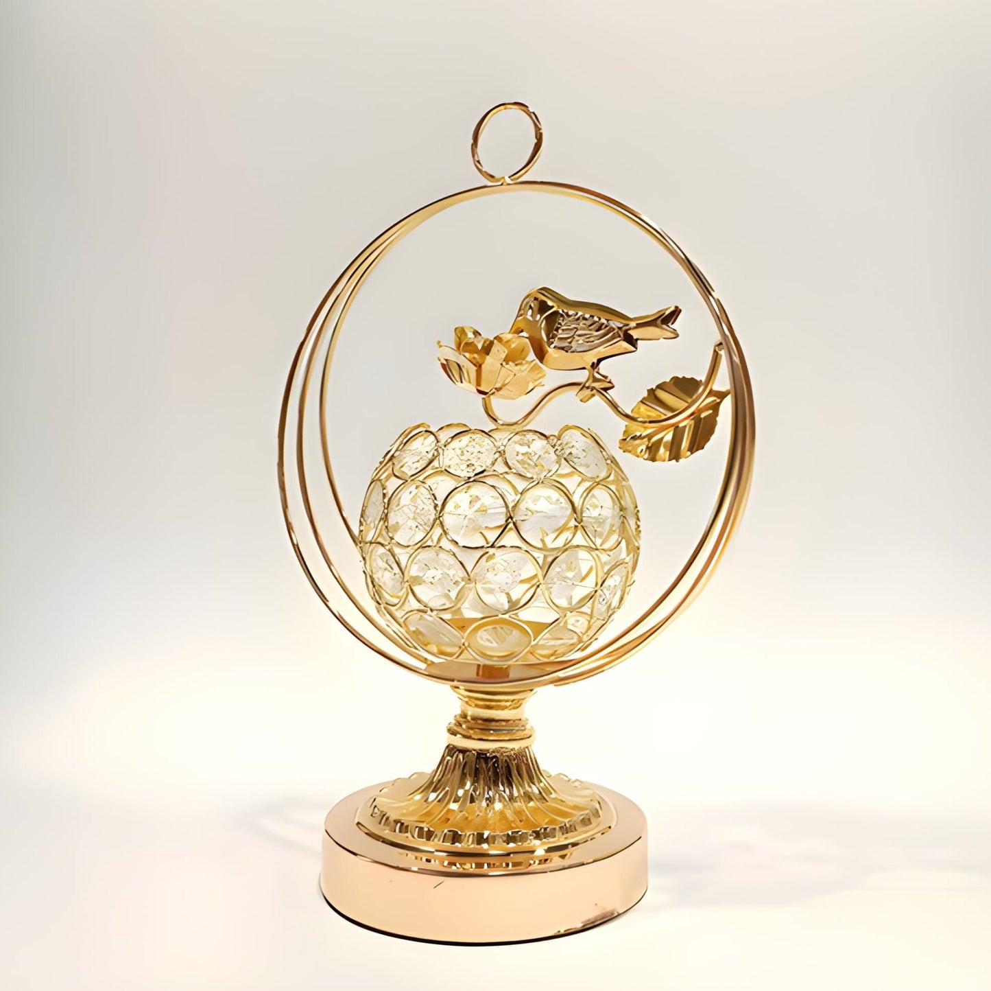 Golden Sparrow Metallic Vintage Candle Holder with LED Candle for Home Wedding Party Candlelight Dinner Decoration in Pakistan