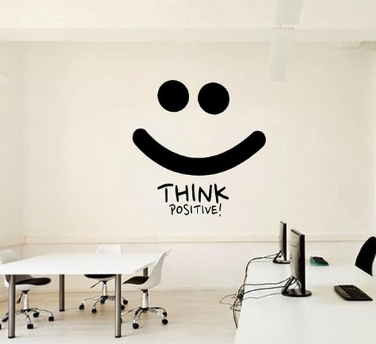 Inspirational Corporate Décor: "Think Positive" Wall Art for Offices
