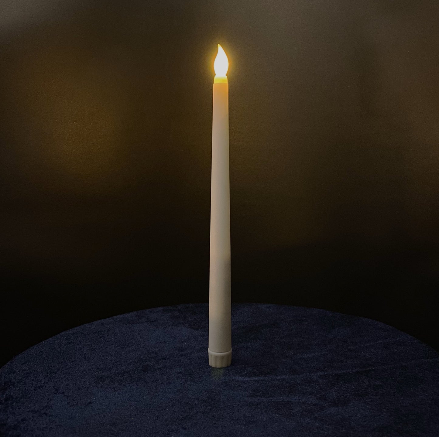 LED Tall Candle Stick with Flickering effect, Yellow Flickering Flameless LED Taper Candles (Battery-Operated) - Perfect for Romantic Dinners, Parties, and Home Decor
