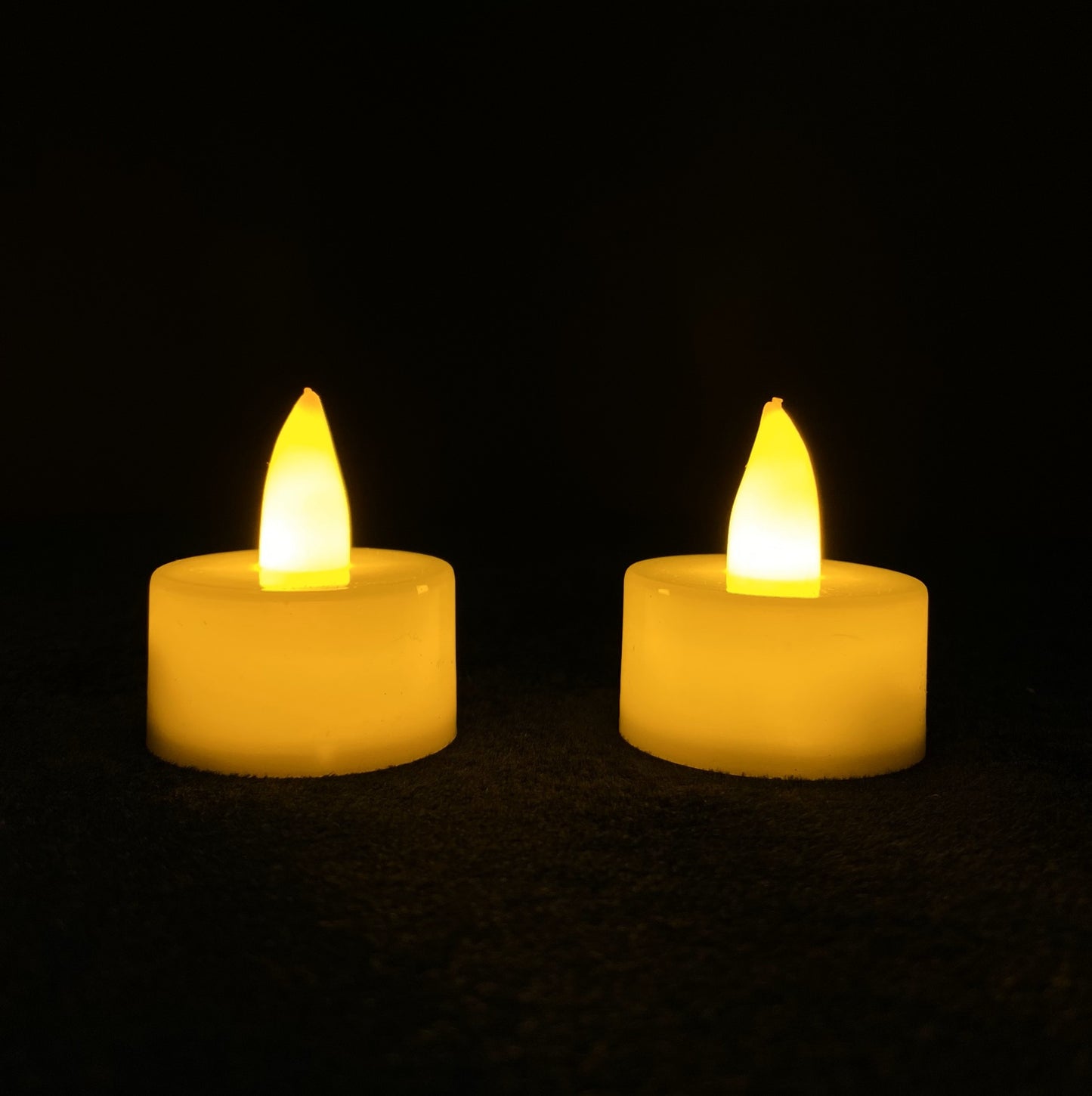 Mini LED Tea Light Candles in warm color for a romantic decoration for home and weddings