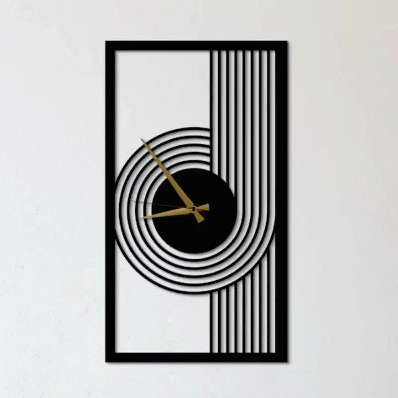Designer Minimalistic Analogue Rectangular Wall Clock, Best for Modern Houses.