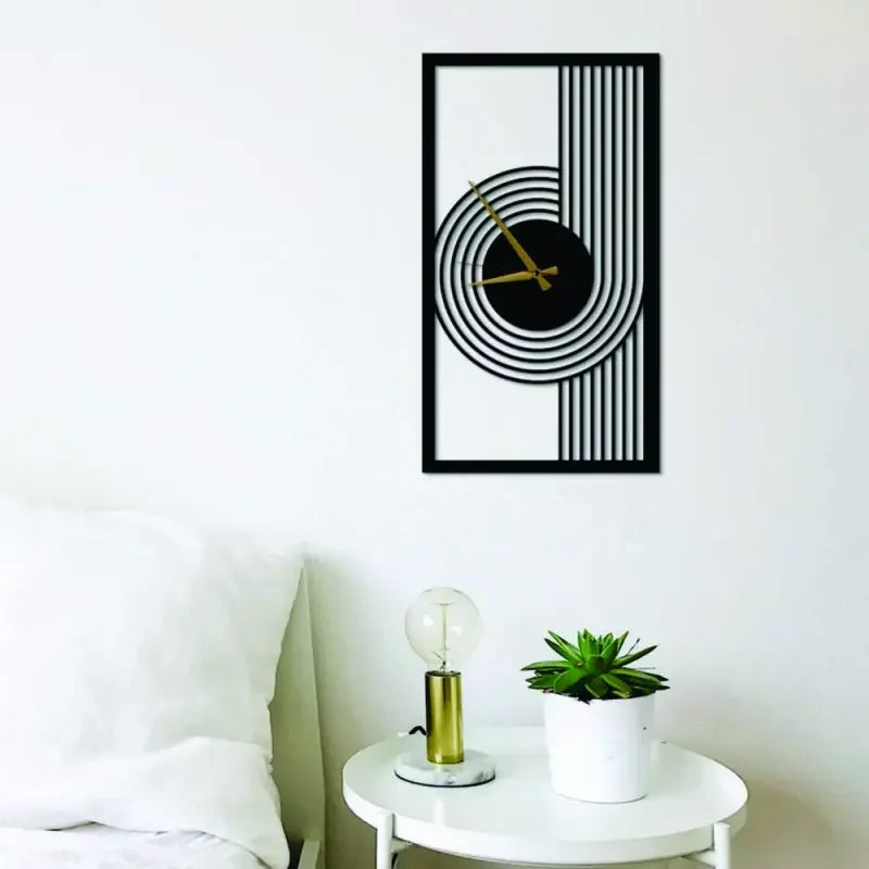 Designer Minimalistic Analogue Rectangular Wall Clock, Best for Modern Houses.