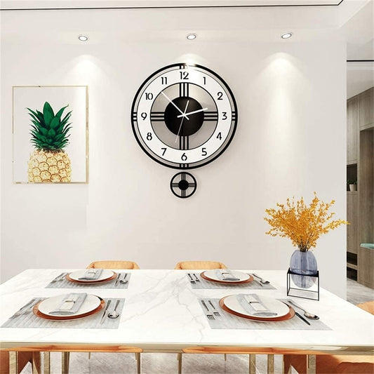 Minimalist Stylish Premium Designer Wall Clock With Pendulum