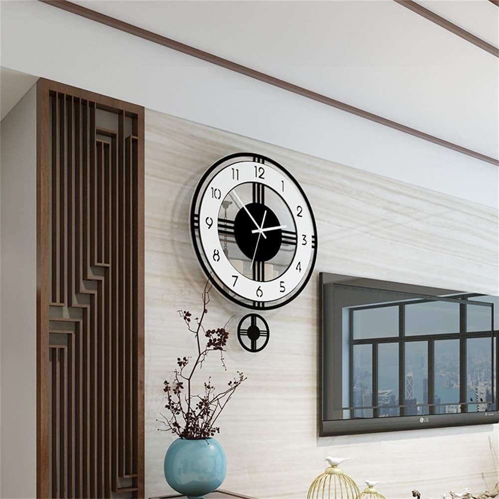 Minimalist Stylish Premium Designer Wall Clock With Pendulum