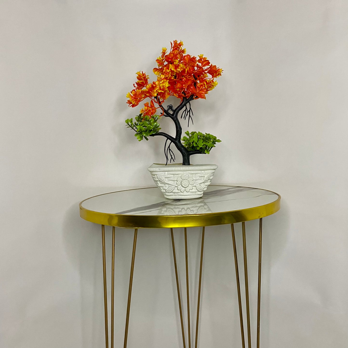 Cute Artificial Forest Trees with Pot, Table vase Guldaan for Home, Kitchen and Office Decor