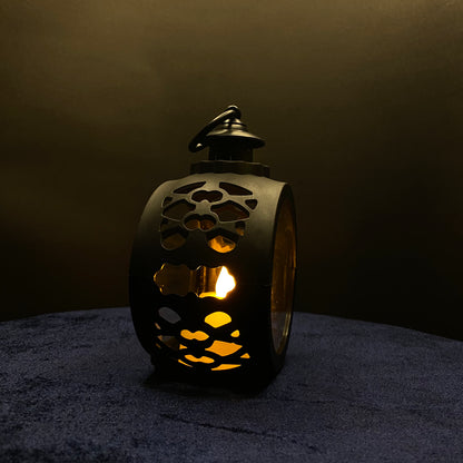 Vintage Lantern Lamp light hanging with Realistic flickering Effect Decorations for Home, Lantern Flickering Led Candle Tea night Light Candles Lamp Decoration Vintage Window Decoration
