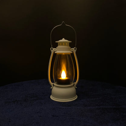 Mini Vintage Lantern Lamp light hanging with Realistic flickering Effect Decorations for Home, Cute Mini Lantern Flickering Led Candle Tea night Light Candles Lamp Decoration Vintage Windows, Shelves and tables Decoration